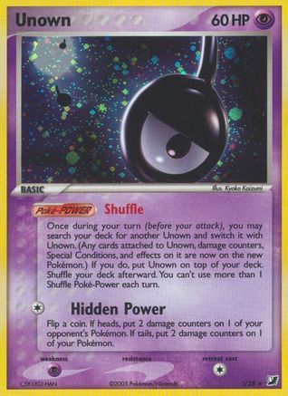 Unown (!) !/115 - Unseen Forces Holofoil