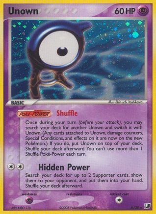 Unown (A) A/115 - Unseen Forces Holofoil