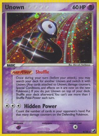 Unown (B) B/115 - Unseen Forces Holofoil