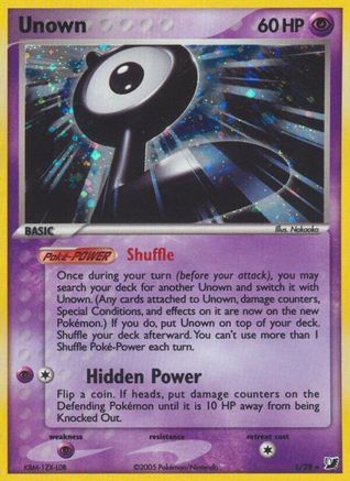 Unown (L) L/115 - Unseen Forces Holofoil