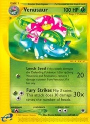 Venusaur (67) 67/165 - Expedition Reverse Holofoil
