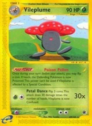 Vileplume (69) 69/165 - Expedition Reverse Holofoil