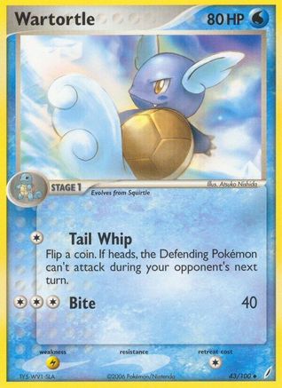 Wartortle - 043/100 43/100 - Crystal Guardians