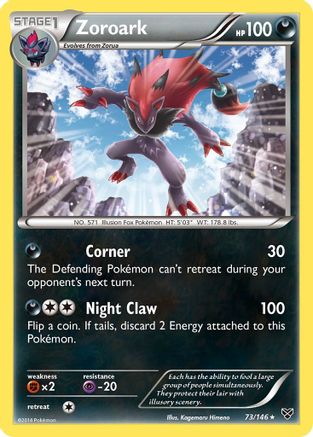 Zoroark 73/146 - XY Base Set Reverse Holofoil