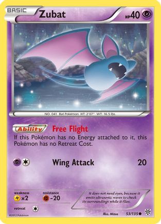Zubat (53) 53/135 - Plasma Storm