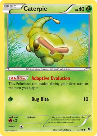 Caterpie 1/106 - XY Flashfire
