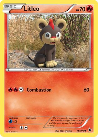 Litleo (18) 18/106 - XY Flashfire