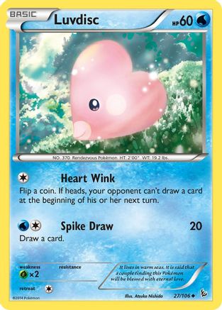 Luvdisc 27/106 - XY Flashfire