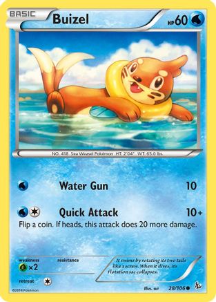 Buizel 28/106 - XY Flashfire