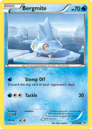 Bergmite 30/106 - XY Flashfire