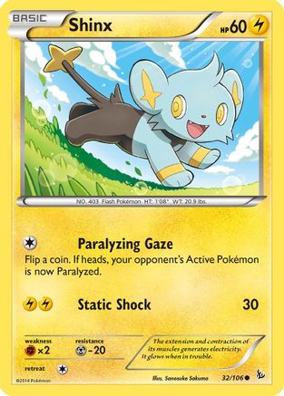Shinx 32/106 - XY Flashfire Reverse Holofoil
