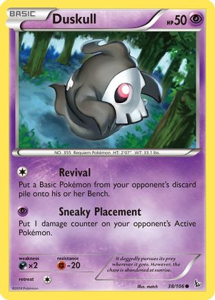 Duskull 38/106 - XY Flashfire