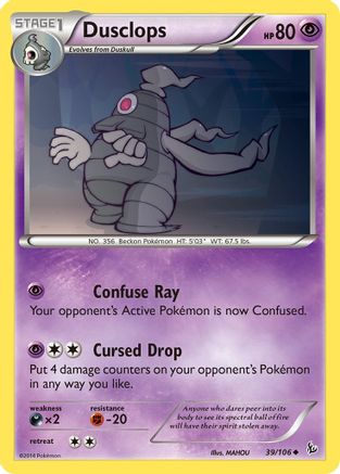 Dusclops 39/106 - XY Flashfire Reverse Holofoil