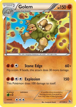 Golem 47/106 - XY Flashfire