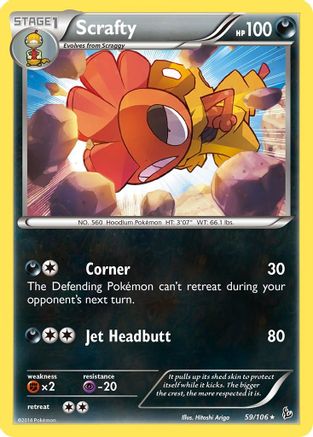 Scrafty 59/106 - XY Flashfire