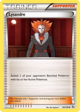 Lysandre 90/106 - XY Flashfire Reverse Holofoil