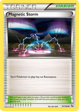 Magnetic Storm 91/106 - XY Flashfire Reverse Holofoil