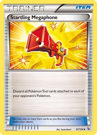 Startling Megaphone 97/106 - XY Flashfire Reverse Holofoil