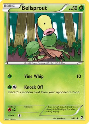 Bellsprout 1/111 - XY Furious Fists