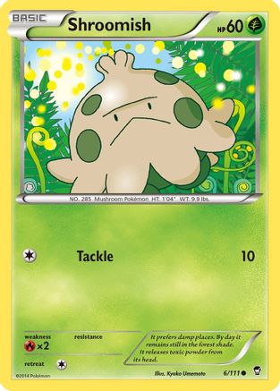 Shroomish 6/111 - XY Furious Fists Reverse Holofoil