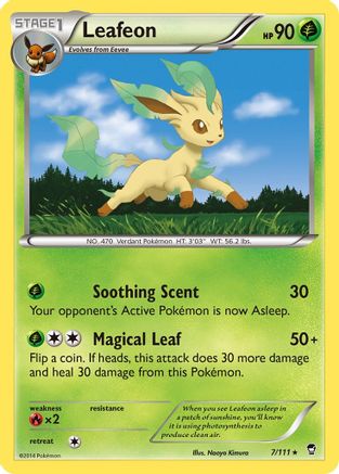Leafeon 7/111 - XY Furious Fists Reverse Holofoil