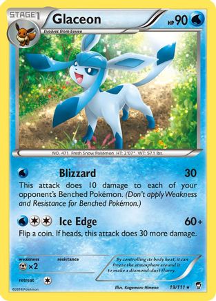 Glaceon 19/111 - XY Furious Fists