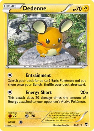 Dedenne 34/111 - XY Furious Fists