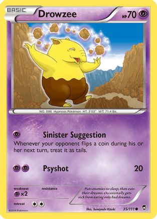 Drowzee 35/111 - XY Furious Fists