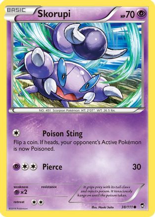 Skorupi 38/111 - XY Furious Fists Reverse Holofoil