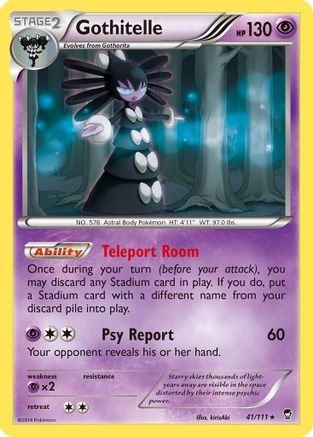 Gothitelle 41/111 - XY Furious Fists