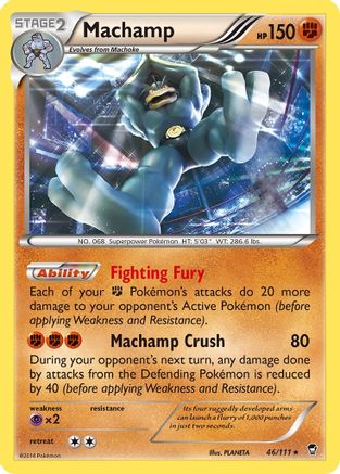 Machamp 46/111 - XY Furious Fists Holofoil