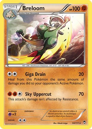 Breloom 50/111 - XY Furious Fists