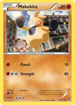 Makuhita 51/111 - XY Furious Fists