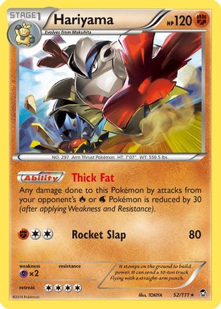Hariyama 52/111 - XY Furious Fists