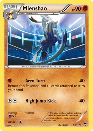 Mienshao 57/111 - XY Furious Fists