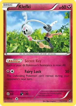 Klefki 73/111 - XY Furious Fists Reverse Holofoil
