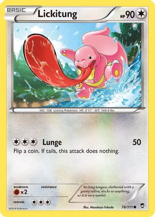 Lickitung 78/111 - XY Furious Fists