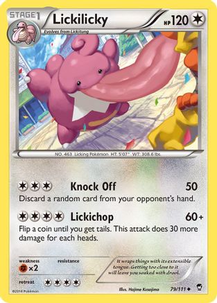 Lickilicky 79/111 - XY Furious Fists Reverse Holofoil