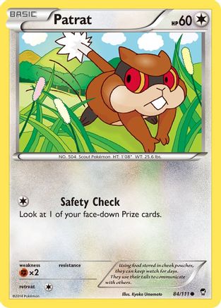 Patrat 84/111 - XY Furious Fists