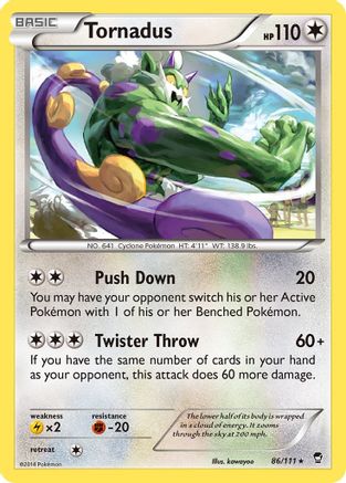 Tornadus 86/111 - XY Furious Fists Reverse Holofoil