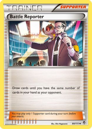 Battle Reporter 88/111 - XY Furious Fists Reverse Holofoil