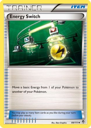 Energy Switch 89/111 - XY Furious Fists