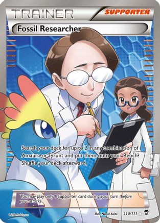 Fossil Researcher (110 Full Art) 110/111 - XY Furious Fists Holofoil