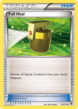 Full Heal 93/111 - XY Furious Fists Reverse Holofoil
