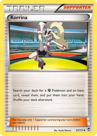 Korrina 95/111 - XY Furious Fists Reverse Holofoil