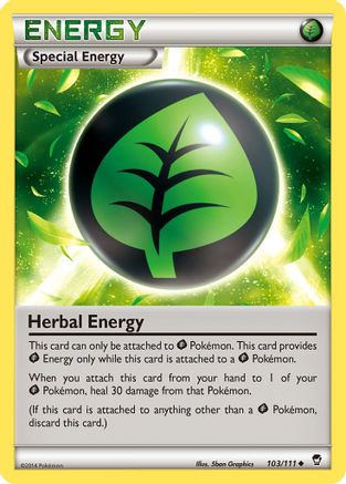 Herbal Energy 103/111 - XY Furious Fists