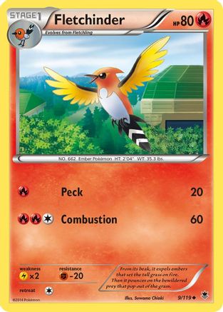 Fletchinder 9/119 - XY Phantom Forces