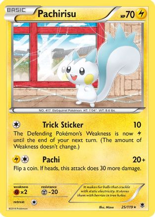 Pachirisu 25/119 - XY Phantom Forces