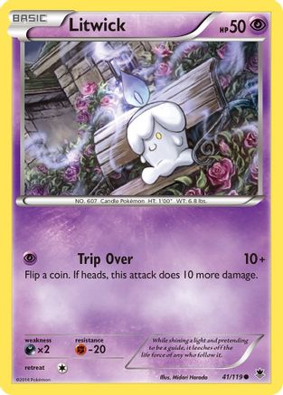 Litwick 41/119 - XY Phantom Forces