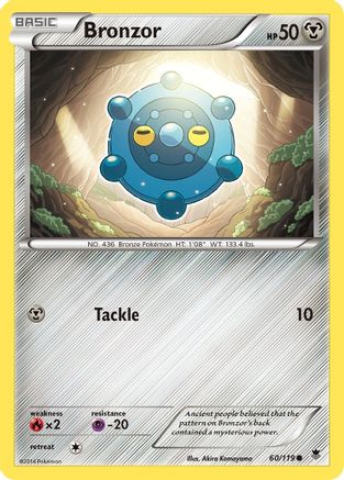Bronzor 60/119 - XY Phantom Forces Reverse Holofoil
